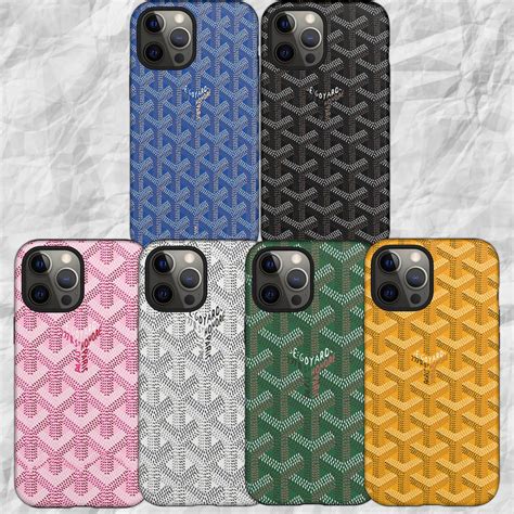 goyard authentic phone case bart|goyard yonne case.